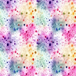 Tie Dye Rainbow watercolor abstract pattern