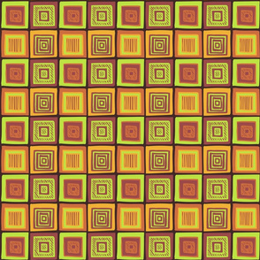 Organic Tribal Squares by Cheerful Madness!!