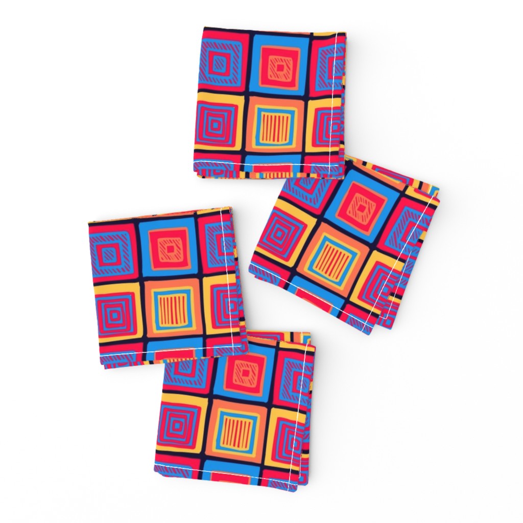 Summer Tribal Squares by Cheerful Madness!!