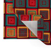 Jamaican Tribal Squares by Cheerful Madness!!