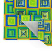 Citrus Tribal Squares by Cheerful Madness!!