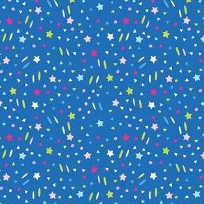 'Confetti Sprinkles' on Blue