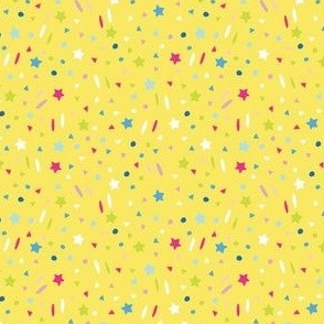 'Confetti Sprinkles' on Yellow