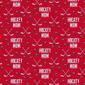 (small scale) Hockey Mom - Red Cross sticks C23