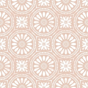 Daisy Zelliege Tile Pattern { pinks }