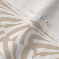 Art Deco Abstract Zebra Moth neutral beige ivory medium 6 scale by Pippa Shaw
