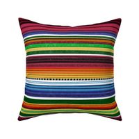 Mexican Serape Colorful Stripes Mexican Blanket