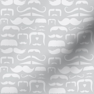 mustache love grey ghost