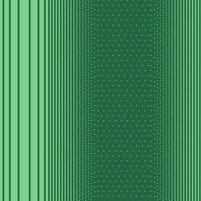(S) Stripes Turn Quickly Into Polka Dots Size S Fern green on Emerald