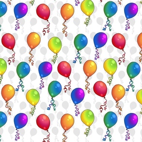 Party Balloons (White) 