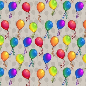 Party Balloons (Gray) 