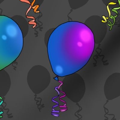 Party Balloons (Dark large scale)  