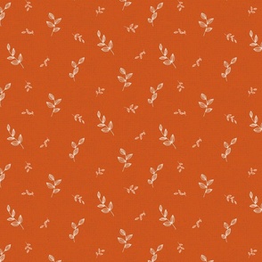 Leafy Textured orange