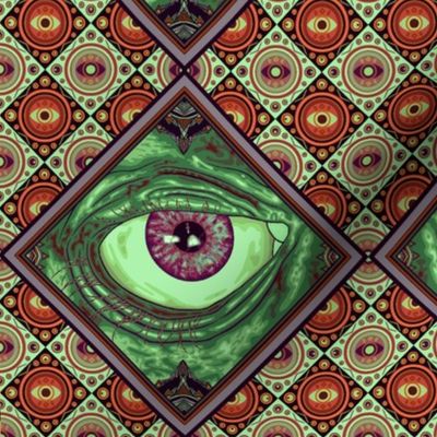 Evil eye, green