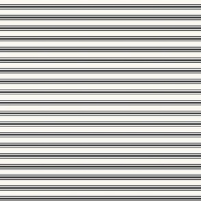 Beach Stripes horizontal-mini-Black beauty-Hufton Studio