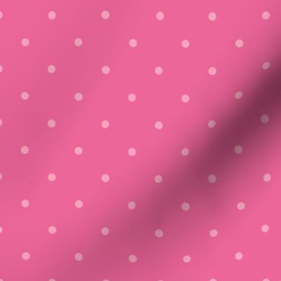 Hot Pink Polka Dot 6 inch