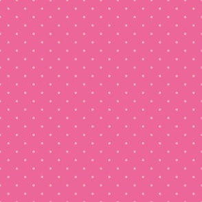 Hot Pink Polka Dot 6 inch