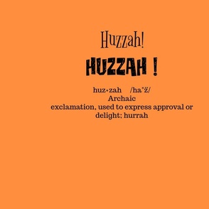 def. of huzzah-orange