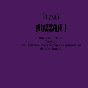 def. of huzzah-violet 