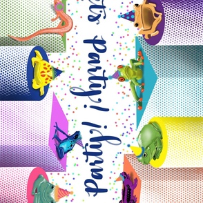 Let's Party Birthday Table Runner 