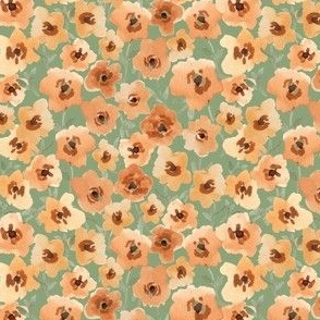 Small - Idalia Florals - Mint Green