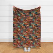 Bohemian Wonderland Patchwork Vibrant Bright Hippie 