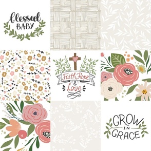 Grow in Grace Patchwork - multi