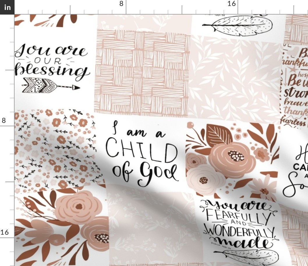 Child of God Patchwork - Floral Cedarwood 