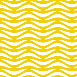 waves/yellow and white