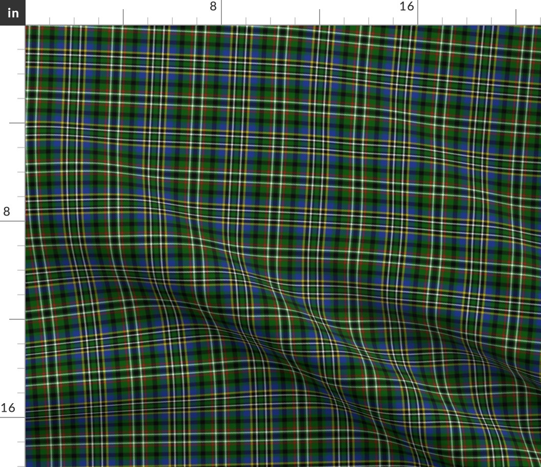 Scott green tartan (variant of Scott hunting), 3"