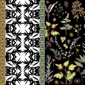 bohemian pattern clash herbs n bamboo