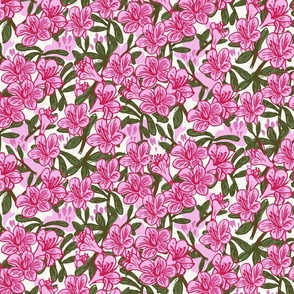 Pink Azalea florals