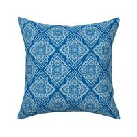 Diamond Mandala Geometric - Blue