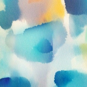 Abstract watercolor washes