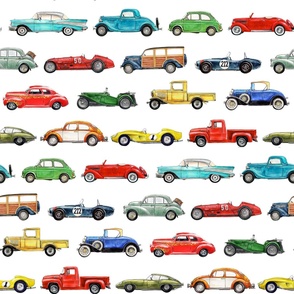 Watercolor Cars Collection