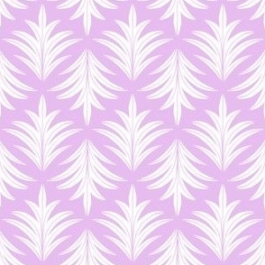 Desert Blooms: Playful Floral Cactus Plants Pattern in purple - 2 x 2 in