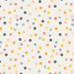 Rainbow dots confetti