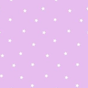 Starry Summer Night Mini-Print in Purple - 3x3 in