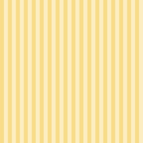 Birthday Party Awning Stripe - Yellow & Cream -narrow