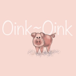 Pig Oink-Oink Farm Animal - Pink