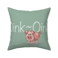 Pig Oink-Oink Farm Animal - Green