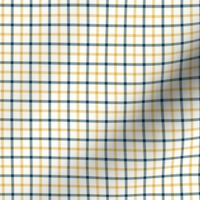 Blue and Yellow Plaid Tartan Check - Magical Meadow