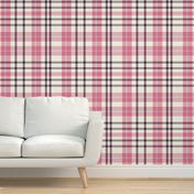 Classic Pink Plaid Brown Accents - Magical Meadow