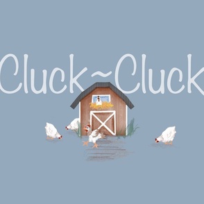 Chicken Cluck-Cluck Farm Animal - Blue