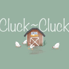 Chicken Cluck-Cluck Farm Animal - Green