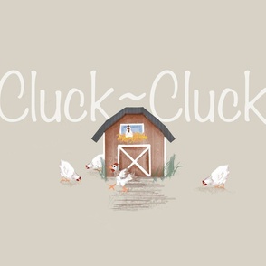 Chicken Cluck-Cluck Farm Animal - Beige