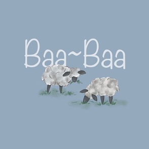 Sheep Baa-Baa Farm Animal - Blue