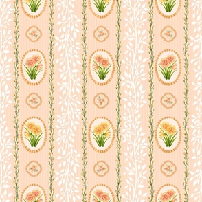 Daffodil Medallions - Creamsicle Colorway
