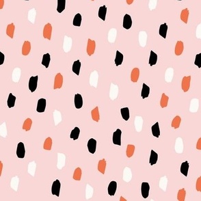 large 12x12in halloween spots - pink