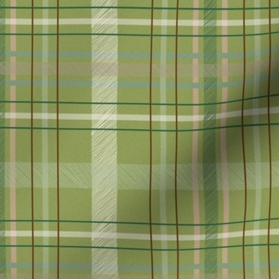 Forrest Plaid in Green